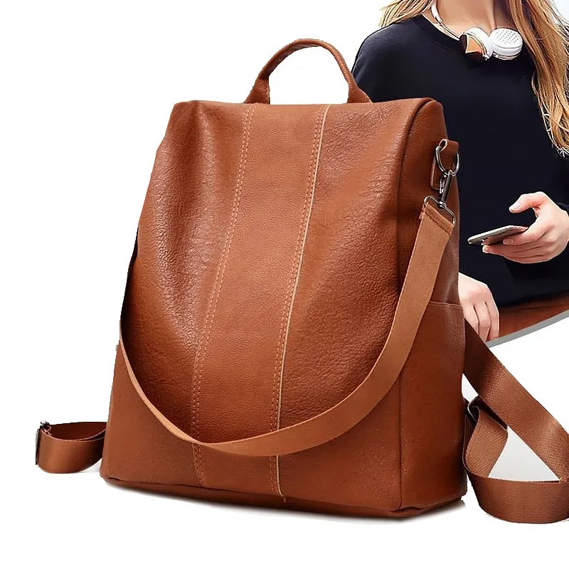 Fashion Backpack for Women 2023 New Large Capacity Mommy Bag Versatile Fashion Casual Soft Leather Designer Backpack