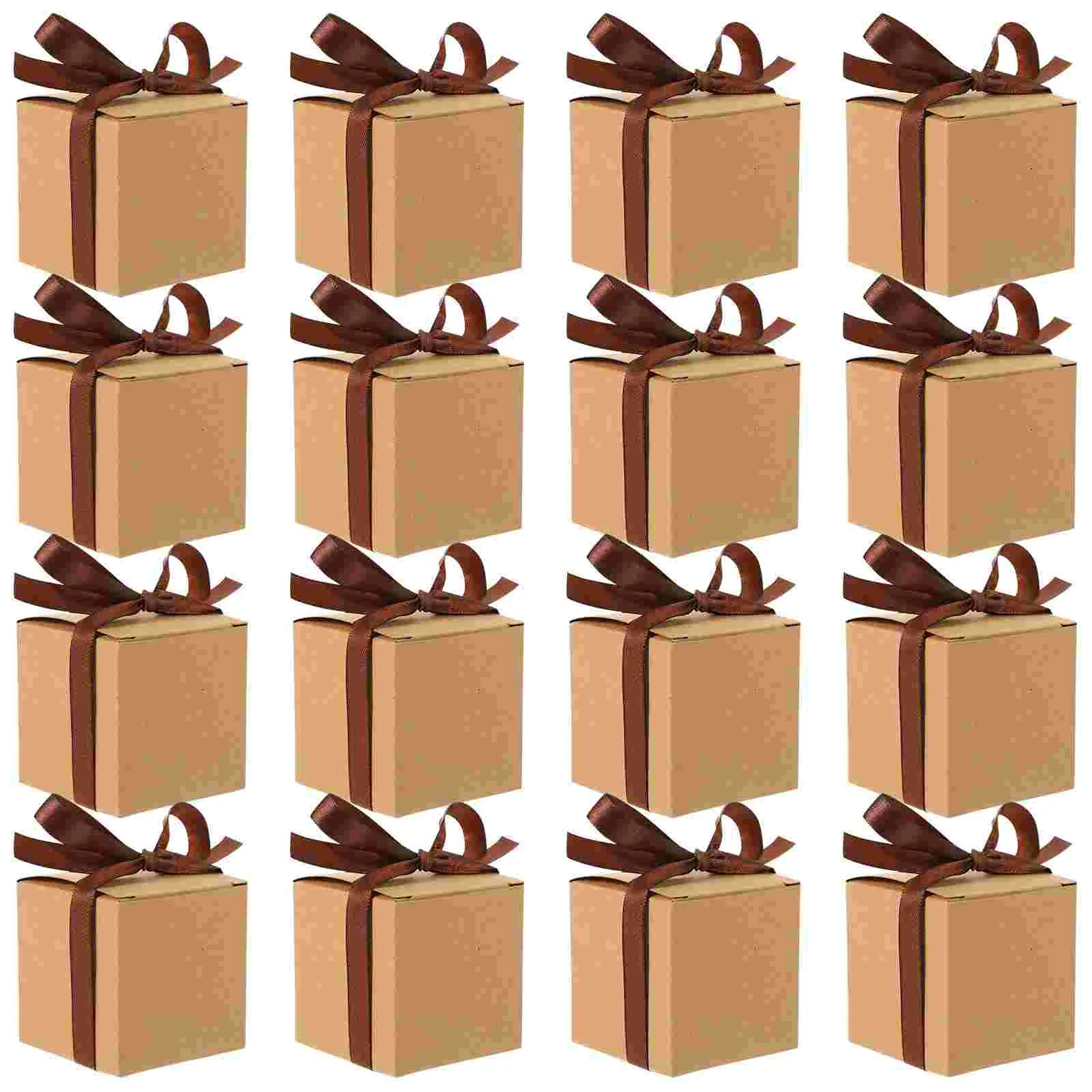 

50 Set Candy Box Multi-function Candies Case Paper Wrapping Boxes Wedding Party Favors Bakery Supplies Chocolate Gift Accessory