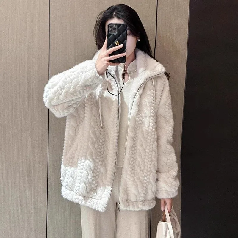 Women Jackets Winter Coat Jacket Faux Fur Thick Warm New Chic