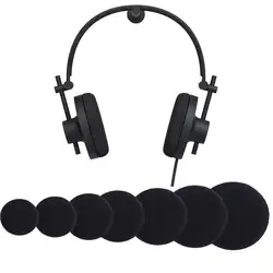 Replacement Foam Ear Pads 35/40/45/50/55/60/65mm Soft Foam Sponge Bearing Headsets Covers Earphone Accessories