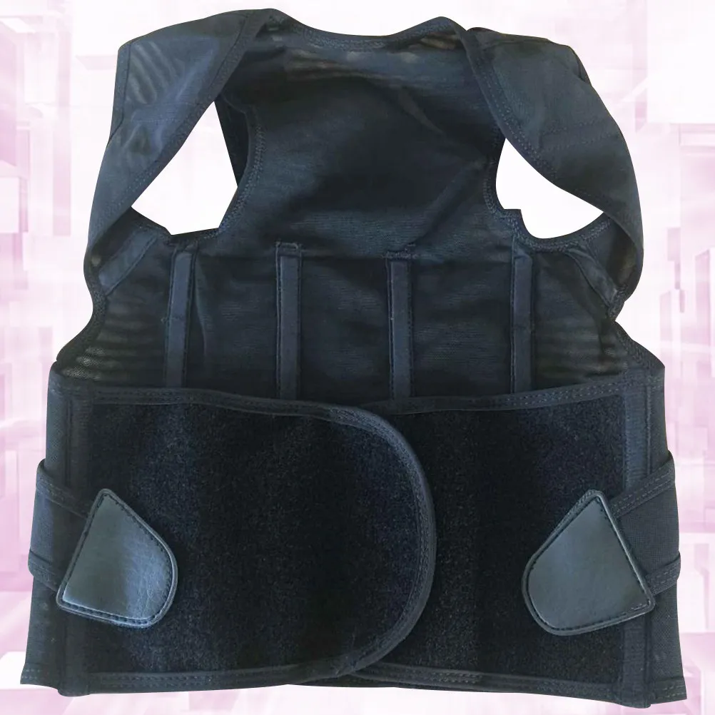 

Корректор осанки, черный, размер L, дышащий пояс для коррекции сутулости, для облегчения боли в верхней части спины, для выравнивания позвоночника