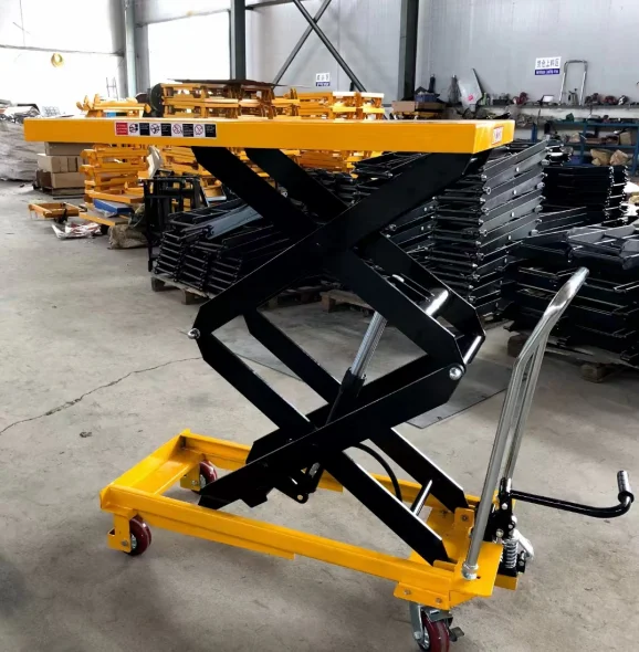 Motorcycle lift table mini vertical platform scissor truck platform elevator elevated work platform trade