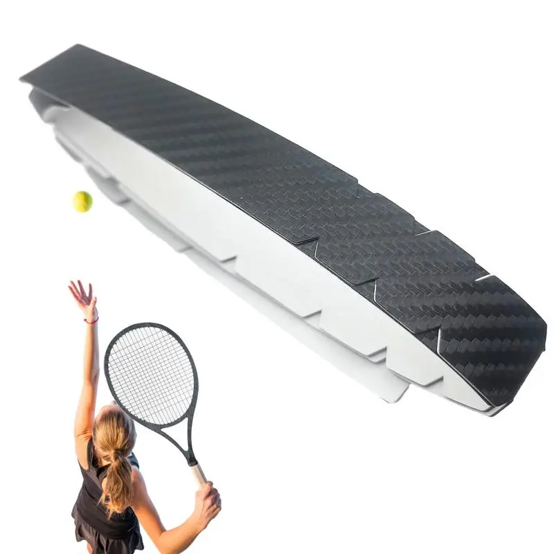 Lead Tape for Paddles 2pcs Carbon Fiber Pickle Ball Paddles Edge Tape Anti-Scratch Paddle Head Edge Guard Thickened Racket Edge