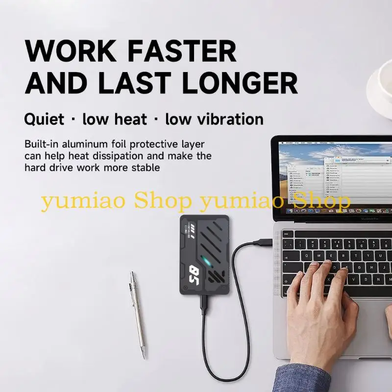 587B USB C External Hard Drive 5Gbps Speed For Large Data Files Fast Backup Solution