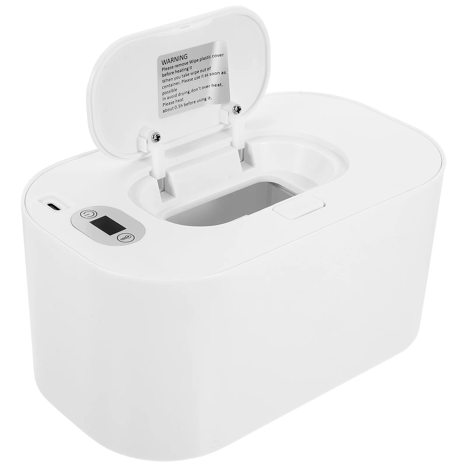 Scaldasalviette portatile USB Riscaldatore per fazzoletti bagnati Design compatto e leggero per viaggi in auto a casa Compatibile con tutte le salviette