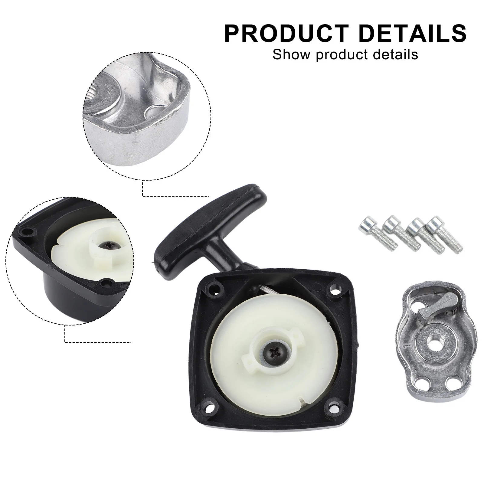 1pc Pull Starter  Kit With Pawl Screw  Designed For EB260 Blower  Engine And 1E34FB Engine  Used In Residential Equipment