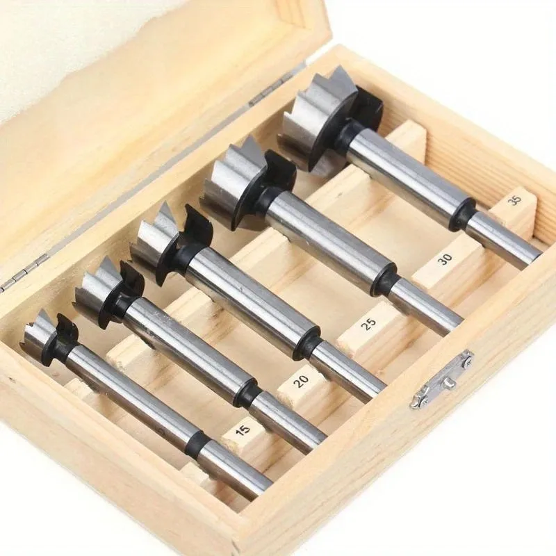 

Woodworking specific drilling tool with multi tooth flat wing drill, round handle drill, door and window cabinet hinge drilling