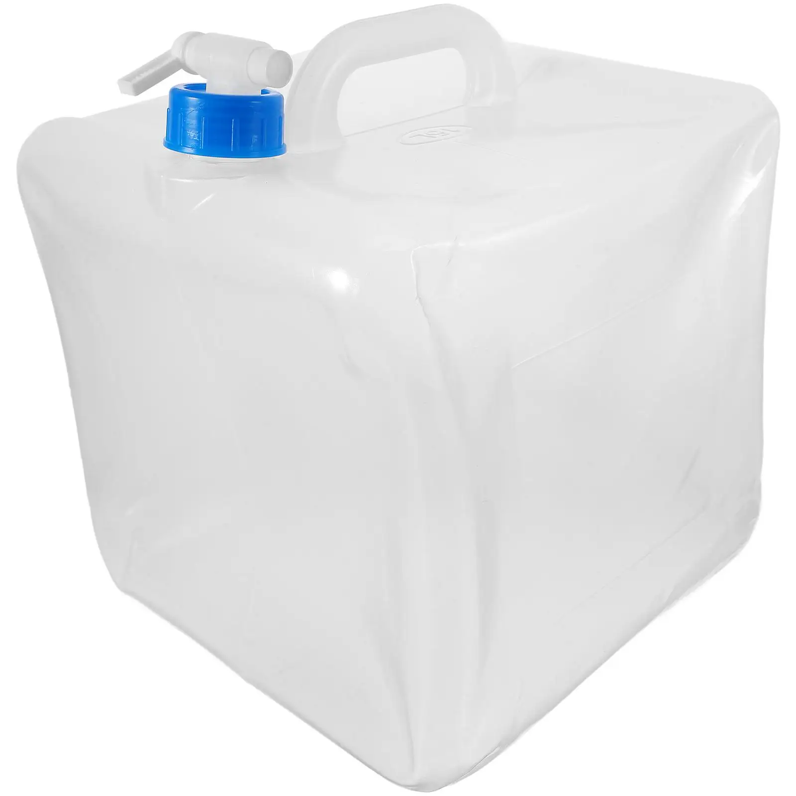 

Outdoor Foldable Bucket Self-driving Portable Car Water Bag Household Plastic with Faucet Camping Water Storage Bladder 15L