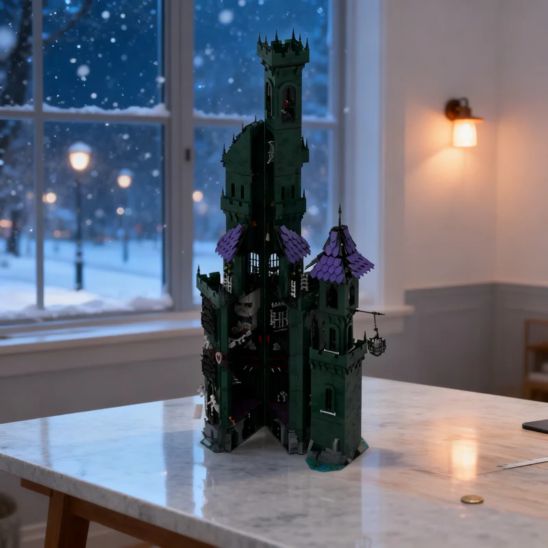 

Набор строительных блоков MOC «Замок Рыцарей Страха», 6029 деталей, креативный подарок для самостоятельной сборки, декор для дома и офиса, премиум-класс для взрослых и детей