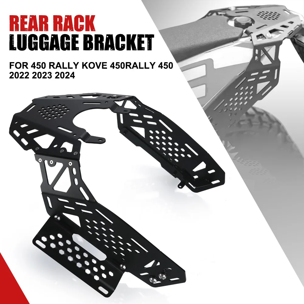 

For 450 Rally KOVE 450Rally 450 2022 2023 2024 Motorcycle Accessories Rear Rack Luggage Shelf Bracket Support Side Panniers Rack