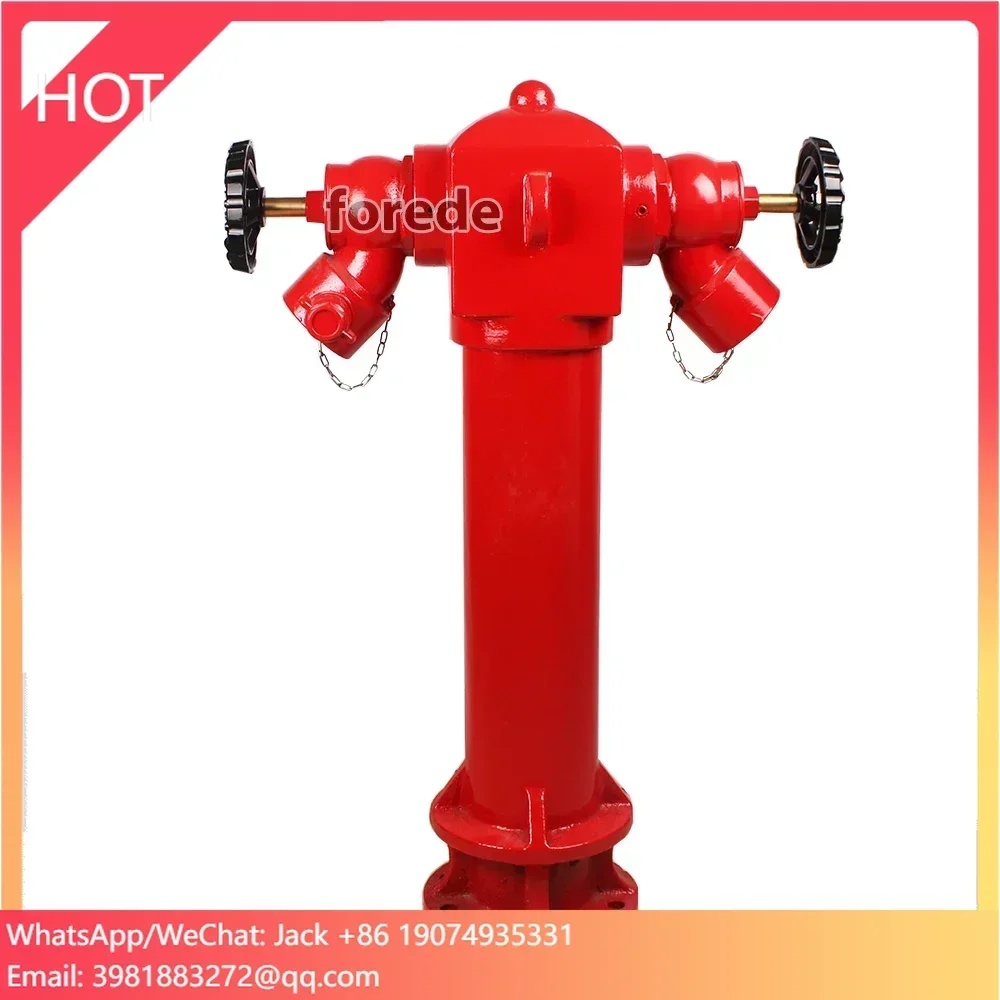 Wet Pillar Type 2 Way Fire Hydrant for FireFighting