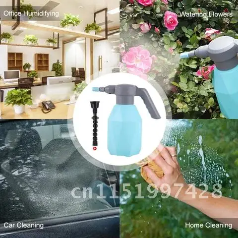 Electric 2L Garden Sprayer Automatic Plant Watering Can Bottle Garden Sprayer Bottle Gardening Watering Can Nozzle Adjustable