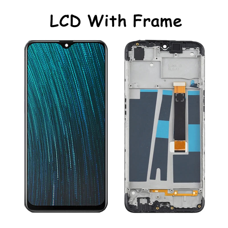 AAA+ High Ouality For Oppo A5s LCD CPH1909 1920 1912 Display with Frame Touch Screen Digitizer Assembly For Oppo AX5s LCD