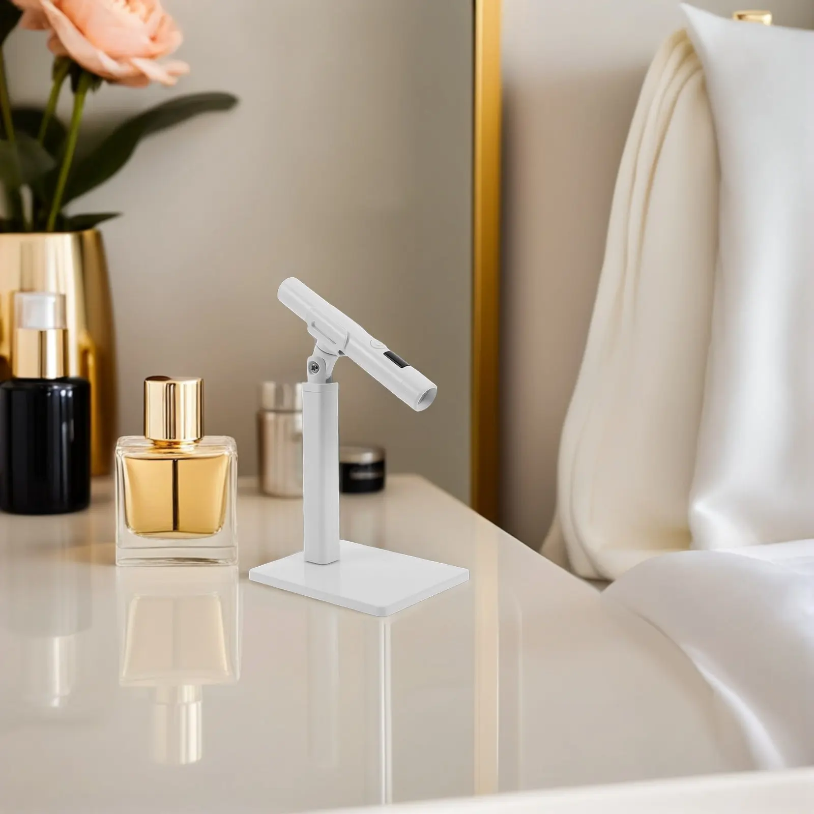 

Портативная УФ-светодиодная лампа для ногтей с вращающейся подставкой, перезаряжаемая - портативная сушилка для гель-лака для домашнего маникюра и профессионального использования