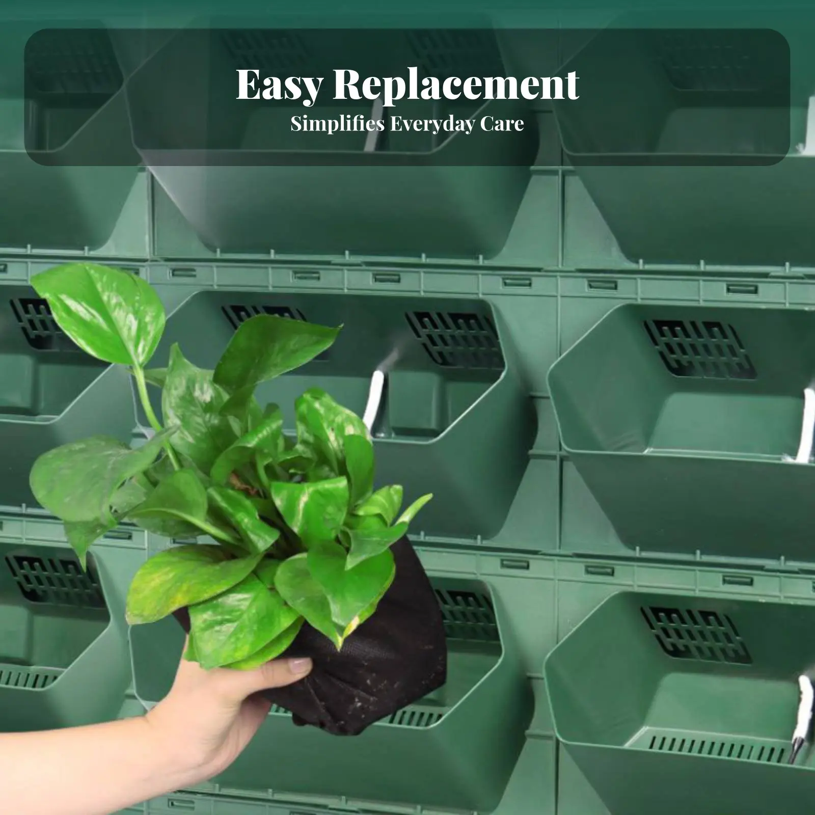 

Садовый шестиугольный грядочный ящик, вертикальная зеленая стена, универсальный кашпо для дома и улицы, компактный декор для экономии пространства