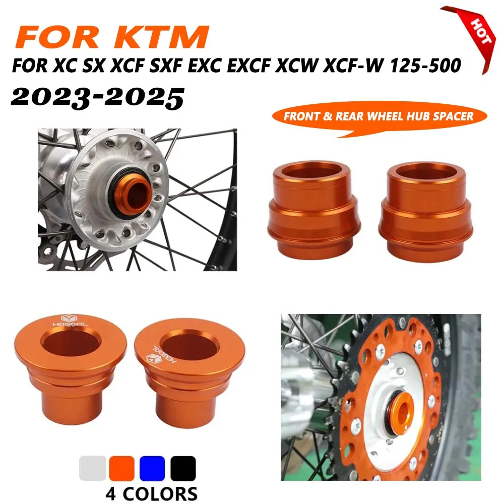 

Motorcycle Front Rear Wheel Spacers Hub Collars for KTM EXC EXCF XCW XCF-W XC SX XCF SXF 125 200 250 300 350 450 500 2023 2024