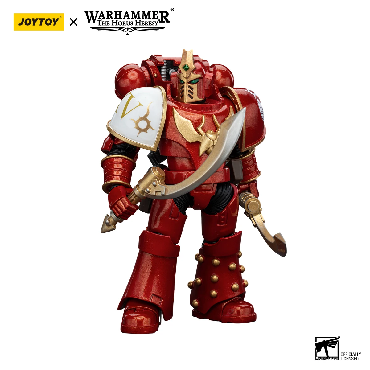 [متوفر] JOYTOY Warhammer 30K 1/18 عمل الشكل ألف أبناء Khenetai غامض كابال Khenetai Blademaster جمع لعبة مجسمة