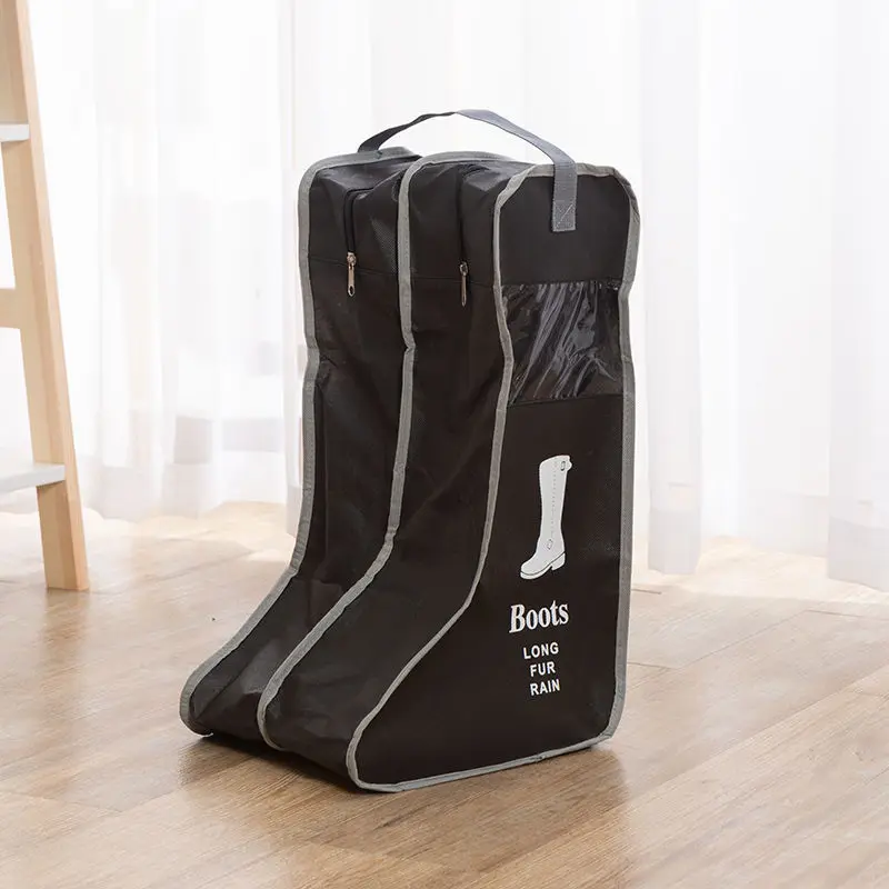 Schoenen Opbergzakken Cover Lange Rijlaarzen Stofdichte Organisator Draagbare Reizen Rits Zakje Accessoires Benodigdheden Item - afbeelding 1