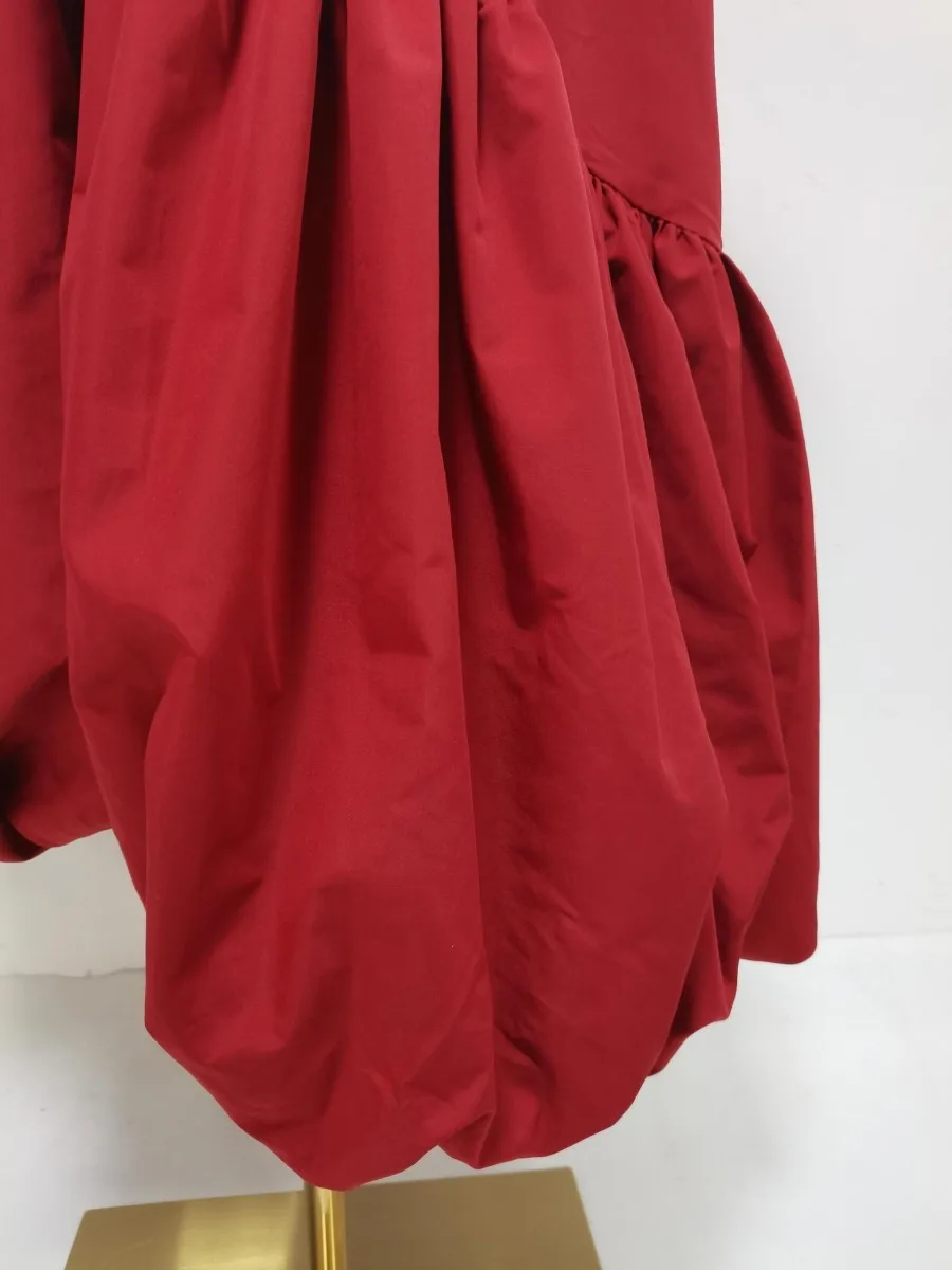 TWOTWINSTYLE Patchwork Folds Irregular Skirts for Women High Waist Solid Loose Minimalist Skirt Female Fashion Clothing New 2026
