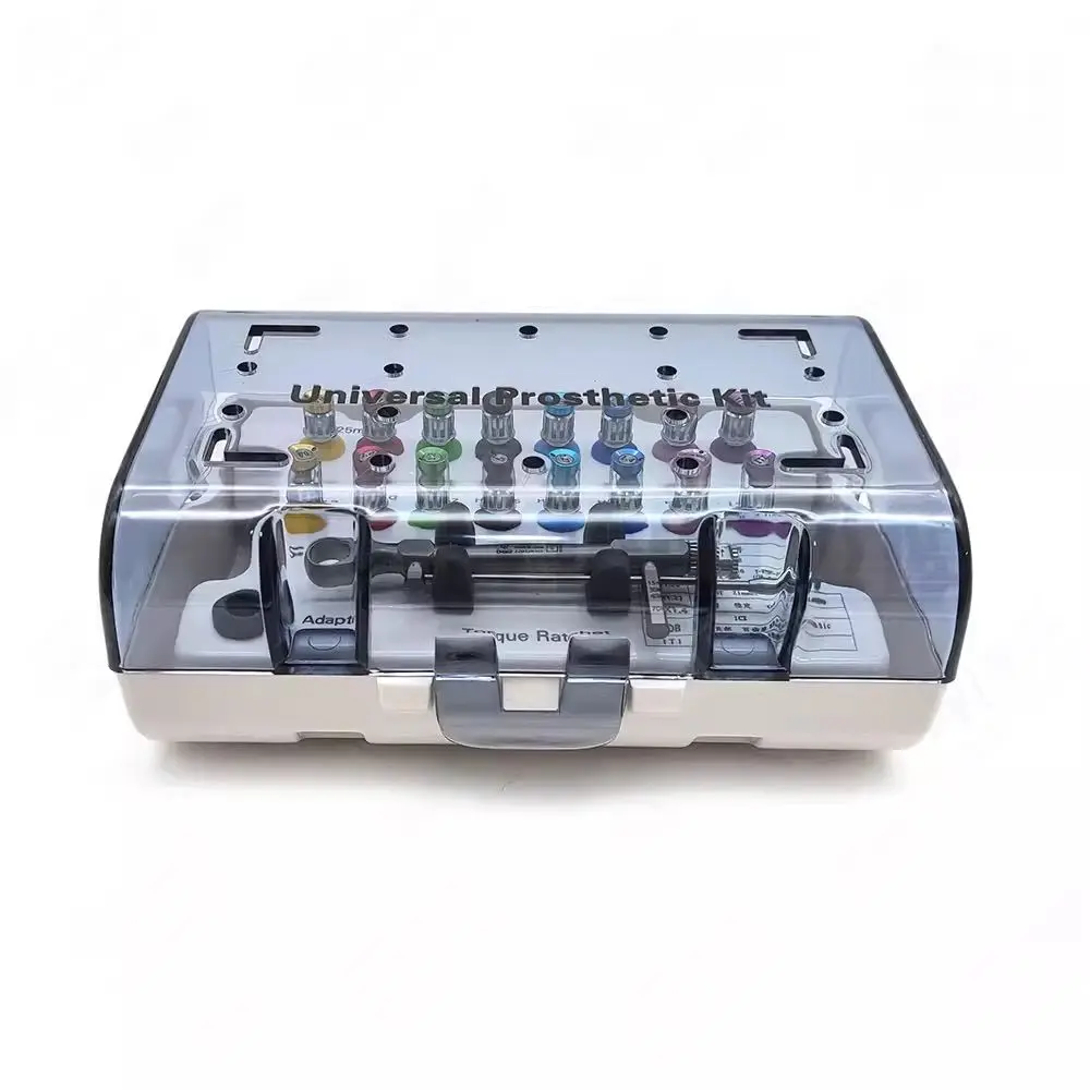 Dental Implant Universal Repair Tool Box Implant Torque Wrench Screwdriver Head Oral Tool Box Set
