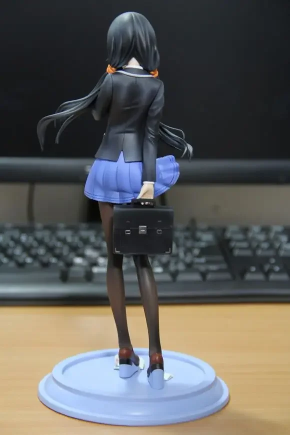 

18CM Anime School Uniform Tokisaki Kurumi Nightmare DATE A LIVE Kit Kawaii Resin GK DIY White Assembly GK Model Statue Doll