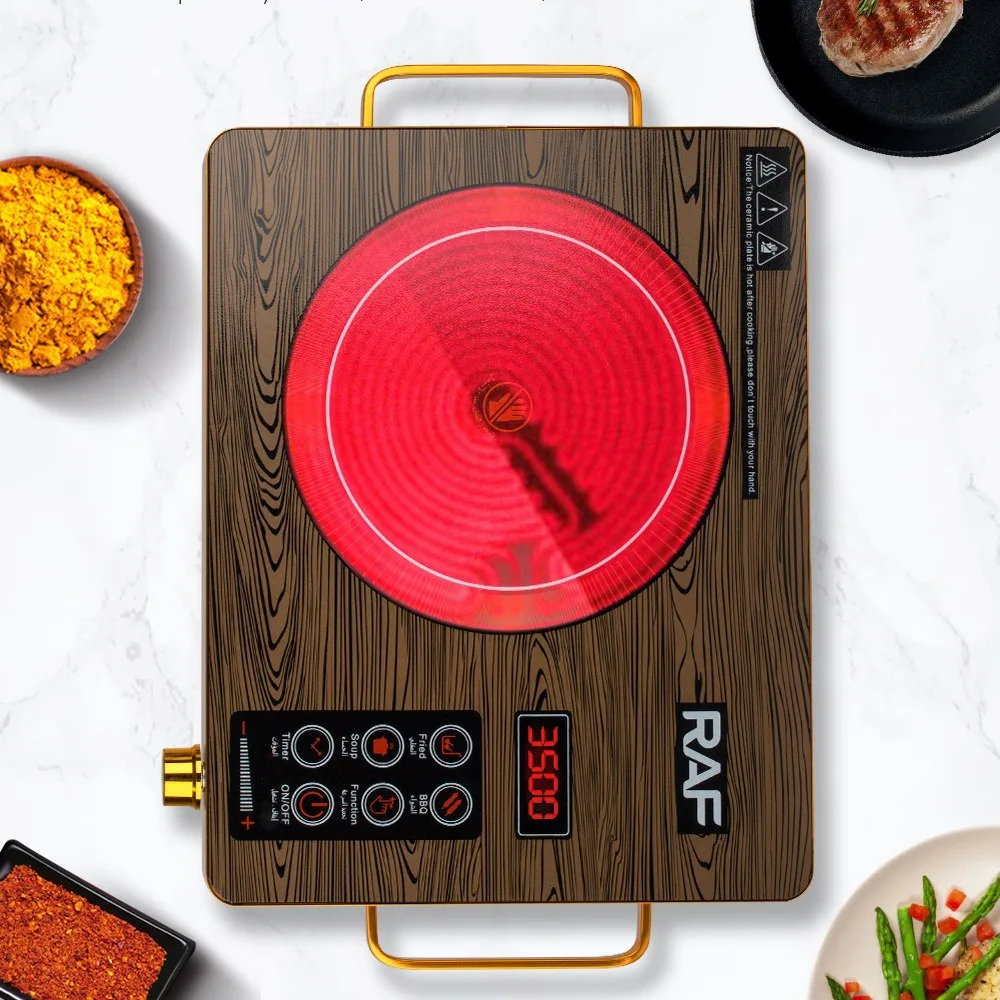 الكهربائية 3500 واط التحكم باللمس وعاء سيراميك التعريفي طباخ فرن مشع الأشعة تحت الحمراء طباخ المحمولة التعريفي طباخ التدفئة