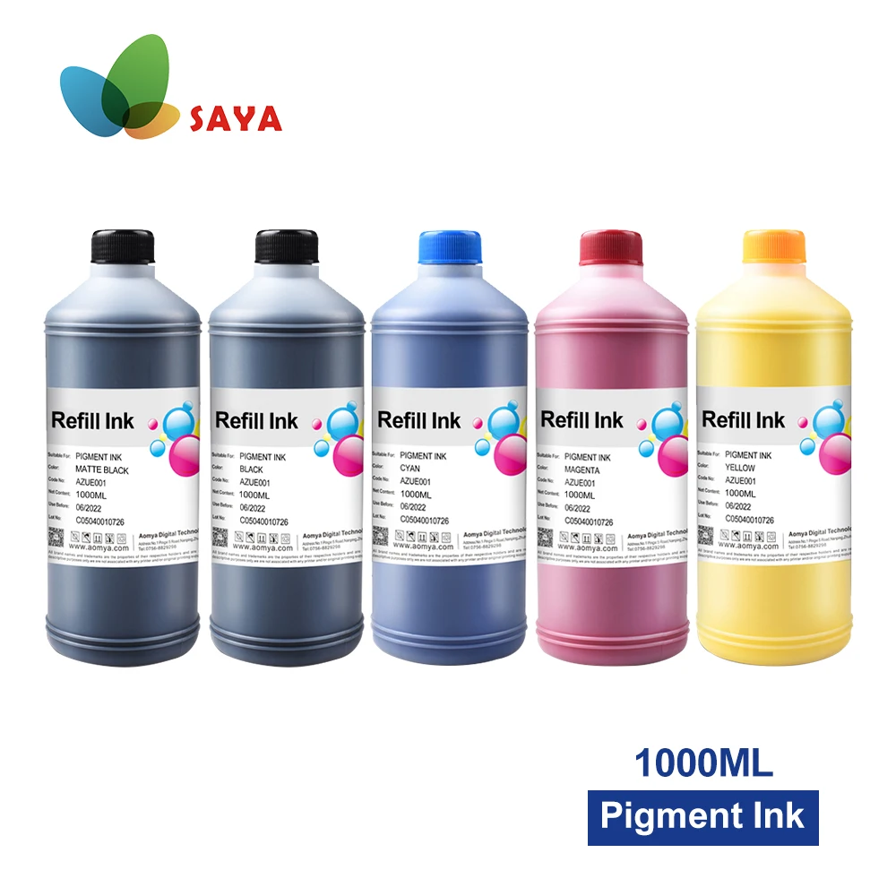 Saya 1000ml PFI120 PFI 320 Pigment ink for Canon TM200 TM205 TM300 TM305 200 205 300 305 imagePROGRAF GP-200 GP-300 printer