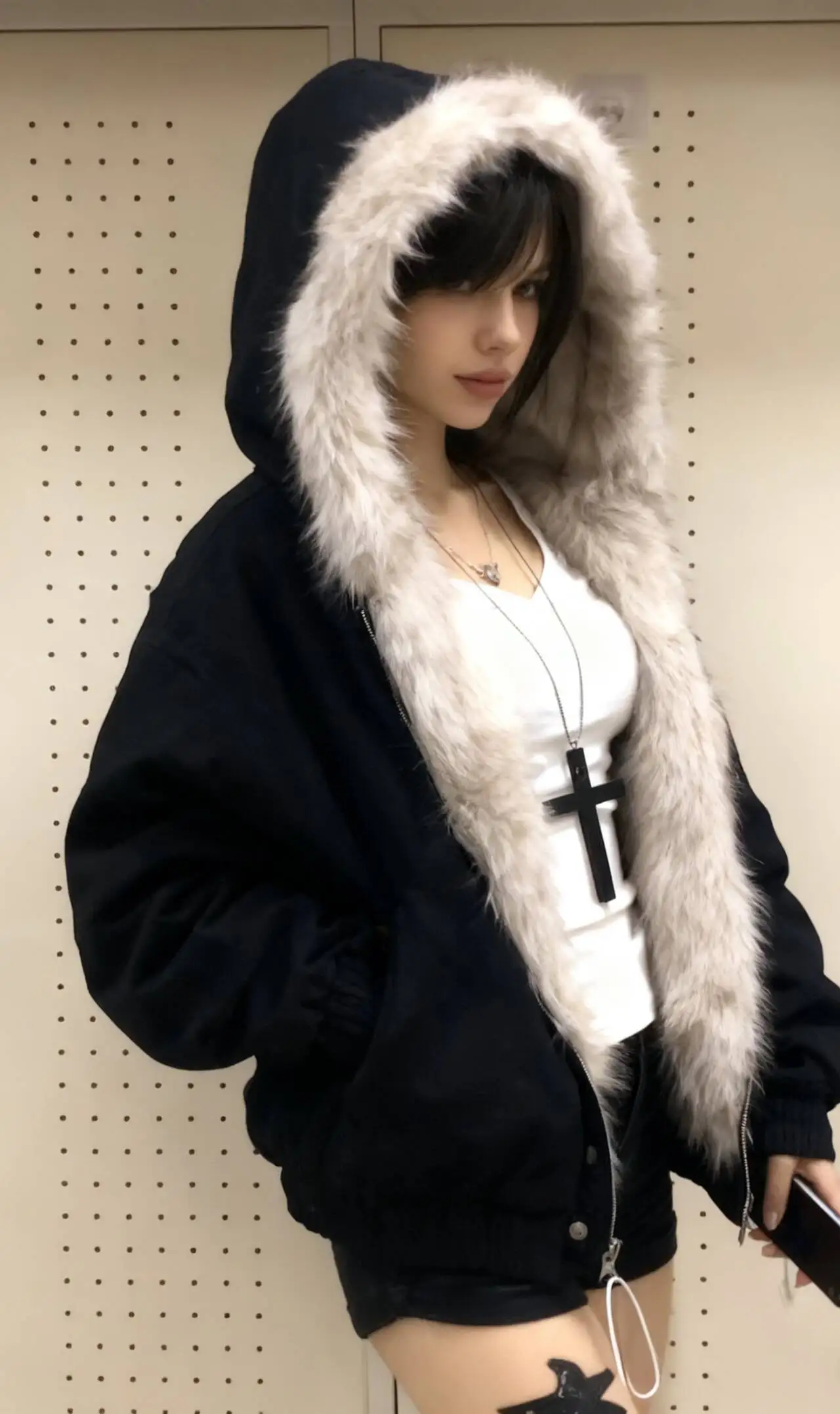 باركاس للنساء والفتيات الخريف مبطن بالبوليستر بزر كبس من جانب حزام خصر قابل للتمدد حضري شبابي بريبي متعدد الألوان يناسب الجميع