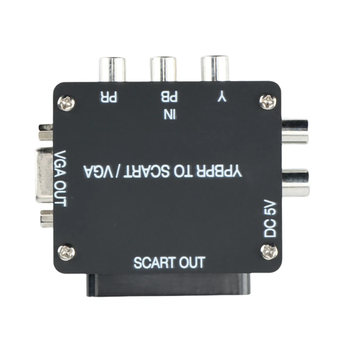 New YUV to RGBS YPBPR to SCART YPBPR to VGA Component Converter Game Console, RGBS to Color Difference Component