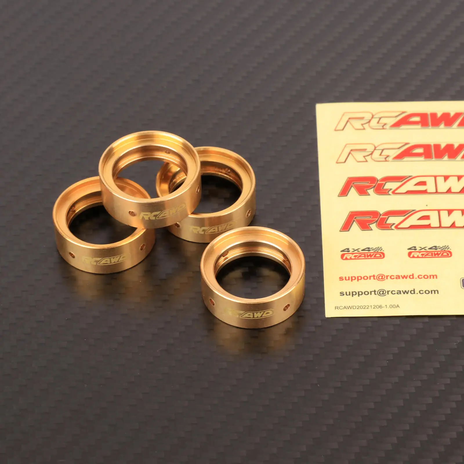 

RCAWD 4PCS 76g 0.8 inch RC Brass Counterweight for FMS 1/24 FCX24 Range Rover Discovery Upgrades Parts