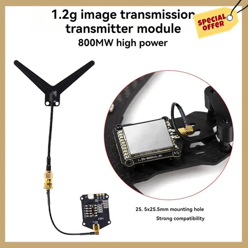 ل HGLRC 1.2G 800Mw VTX للتحويل NTSC أو PAL FPV وحدة الارسال ل RC FPV طويلة المدى طائرة بدون طيار-WMAN