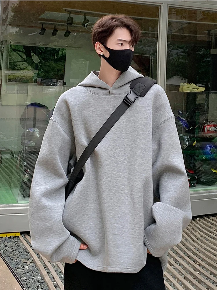 

Мужская толстовка-худи Haome: весенне-осенняя, плотная, в американском стиле, с жесткой и прочной тканью, премиум-класса, модная уличная одежда