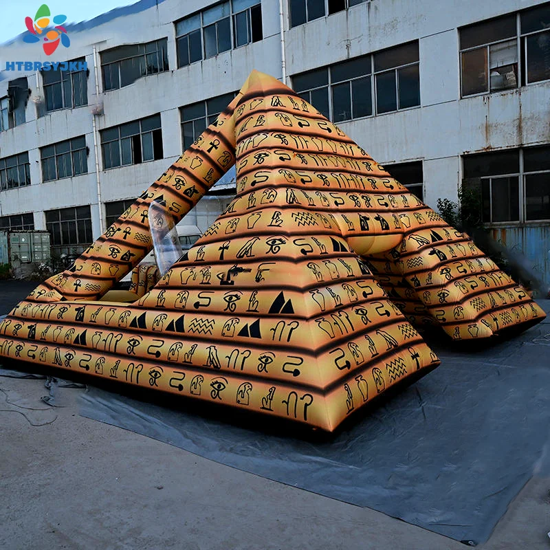 Riesiges aufblasbares Architekturmodell – aufblasbare Pyramide, zur Dekoration, Outdoor-Requisiten