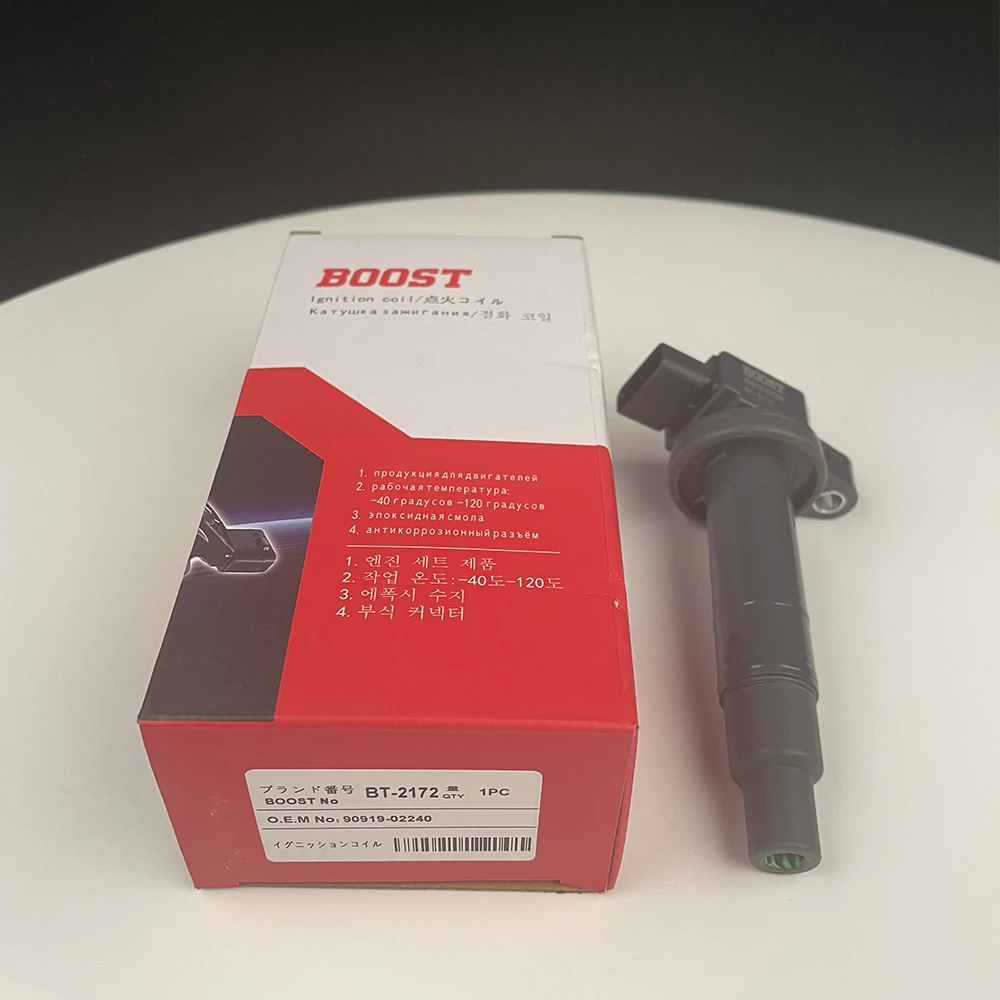 High quality Car Ignition Coil BT-2172 90919-02240 1NZ 2SZ For Toyota Corolla Fielder Axio Probox Succeed Vios Vitz