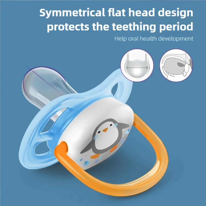 PHILIPS AVENT لهاية مهدئة للأطفال من عمر 0 إلى 18 شهرًا، حلمة جل السيليكا المقاومة للتهوية وخالية من مادة BPA وعديمة الرائحة لحديثي الولادة