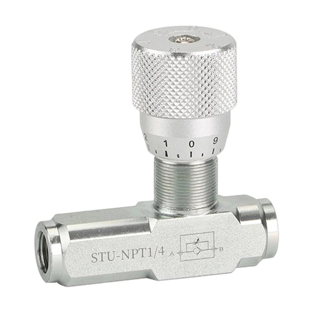 

Для гидравлических систем NPT с внутренней резьбой Гидравлический клапан потока Серебристый гидравлический клапан регулирования потока Прецизионно-машинная углеродистая сталь