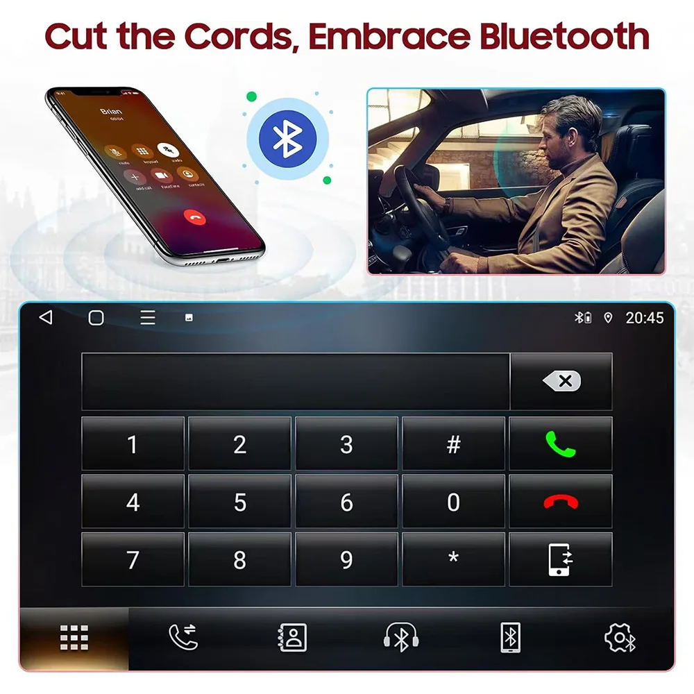 9 "2din Android Auto Radio Für Ford Focus Mk2 MK3 2004-2011 Carplay Player Radio WIFI GPS Navigation FM/RDS Multimedia Player