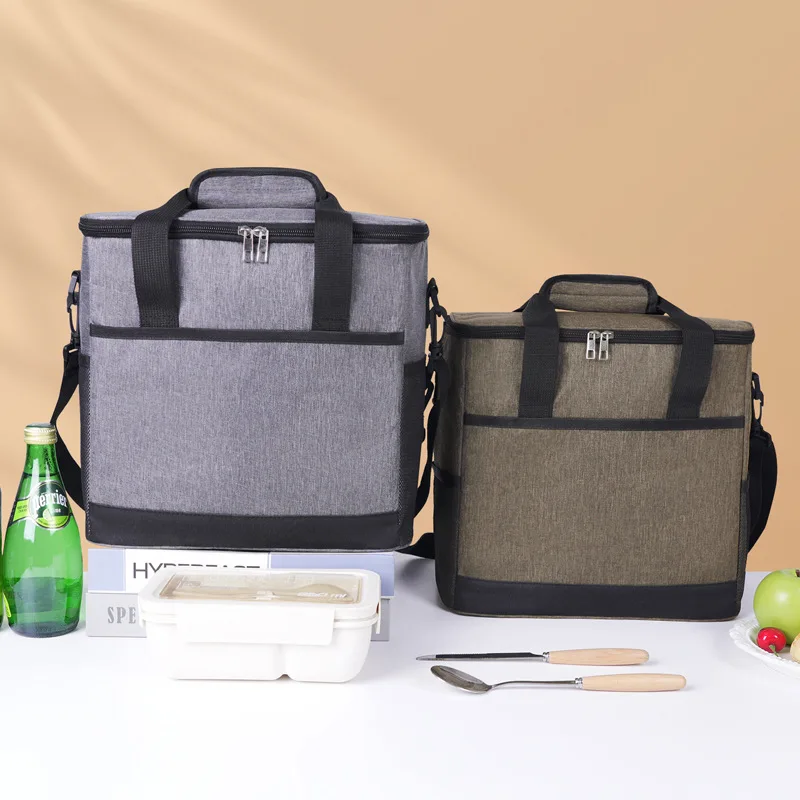 

Oxford Cloth Large-Capacity Insulated Cooler Bag - Waterproof Freshness Tote for Outdoor Picnic & Lunch