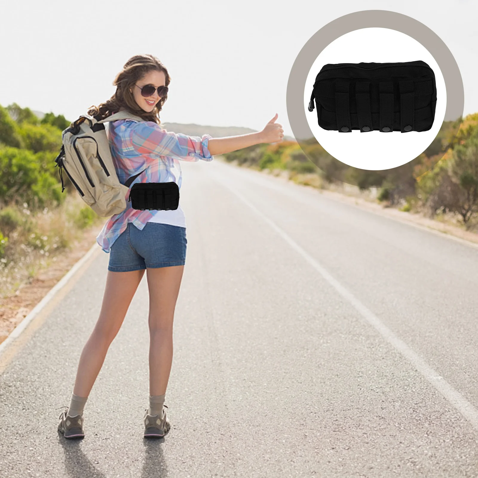 

Outdoor Emergency Pouch Abrasion Resistant Oxford Material Perfect Gift for Sports Lovers Hiking Travel Storage Bag