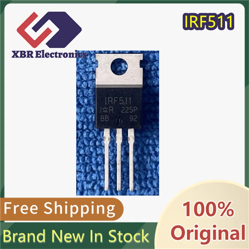 

(10/50 pieces) IRF511 511 TO-220 60V 5.5A Brand new genuine product In stock for fast shipping Free shipping