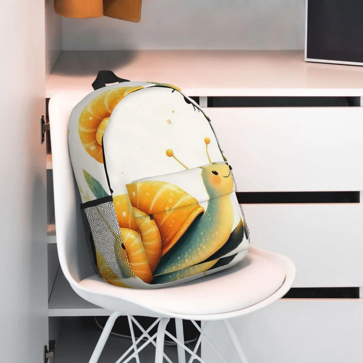 

Snail Cartoon Cute Themed Backpack Student BookBag Children School Bag Computer Shoulder Bags for Boys Girls