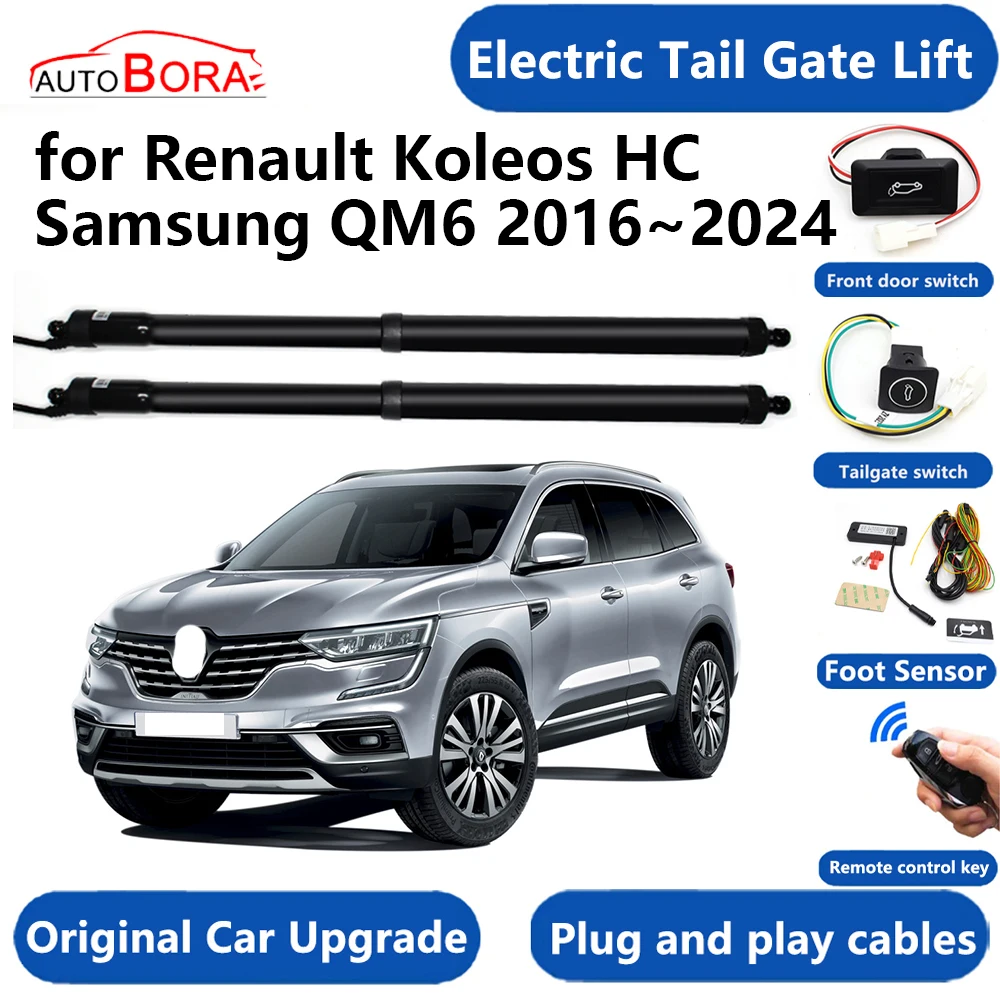 

AutoBora Car Electric Tail Gate Lift System Power Liftgate Kit Auto Automatic Tailgate Opener for Renault Koleos HC Samsung QM6