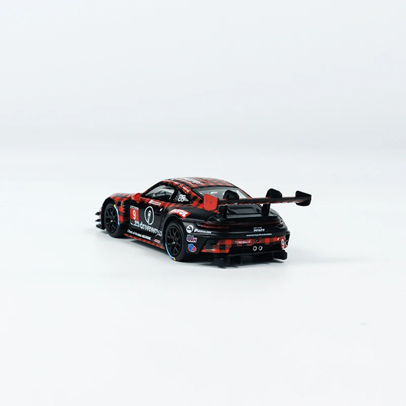 MINIGT 1:64 Modello di Auto Pors 911 GT3 R # 9 Veicolo sportivo pressofuso in lega GTD PRO Pfaff Motorsports # 770