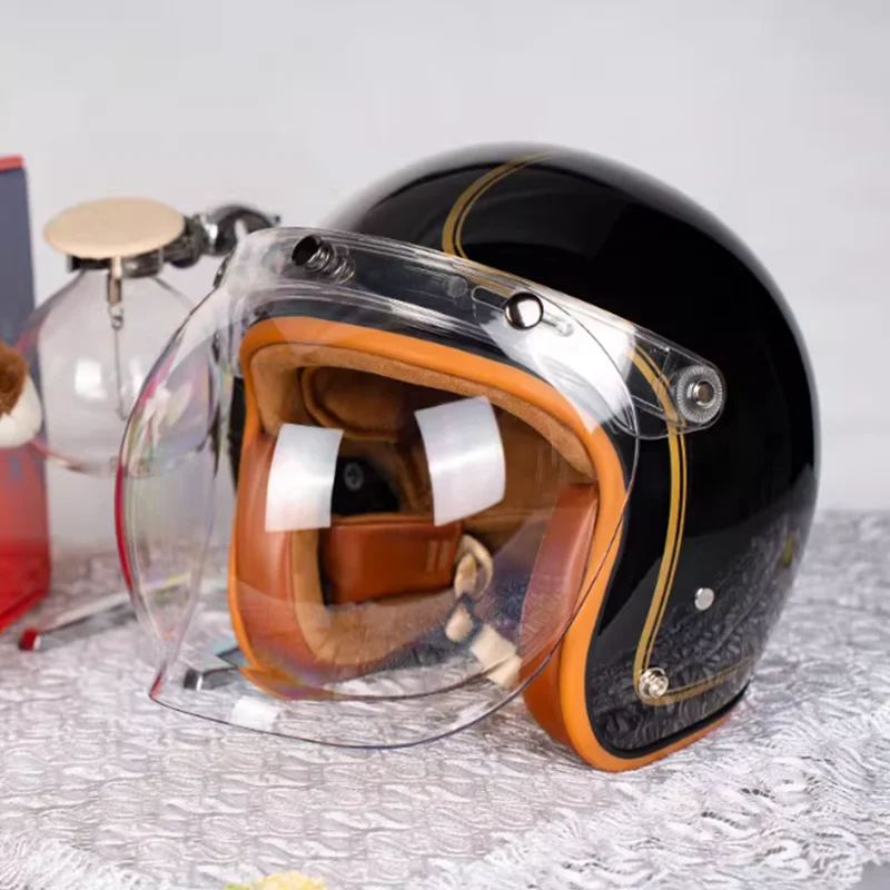 

Ultimate Urban Commuter 3/4 Open Face Motorcycle Helmet Lightweight Well-Ventilated with Quick Release Buckle for City Commuting