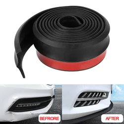 외부 몰딩 고무 스트립, Domo Kun Vw Scirocco 자동차 전면 바디 키트, Clio 4 범용 전면 스포일러, 60mm 너비, 2.5m