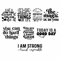 Moda damska naklejka termiczna na modny list żelazko na nadruku naszywki na odzież kurtka dobry dzień naklejka termotransferowa DTF