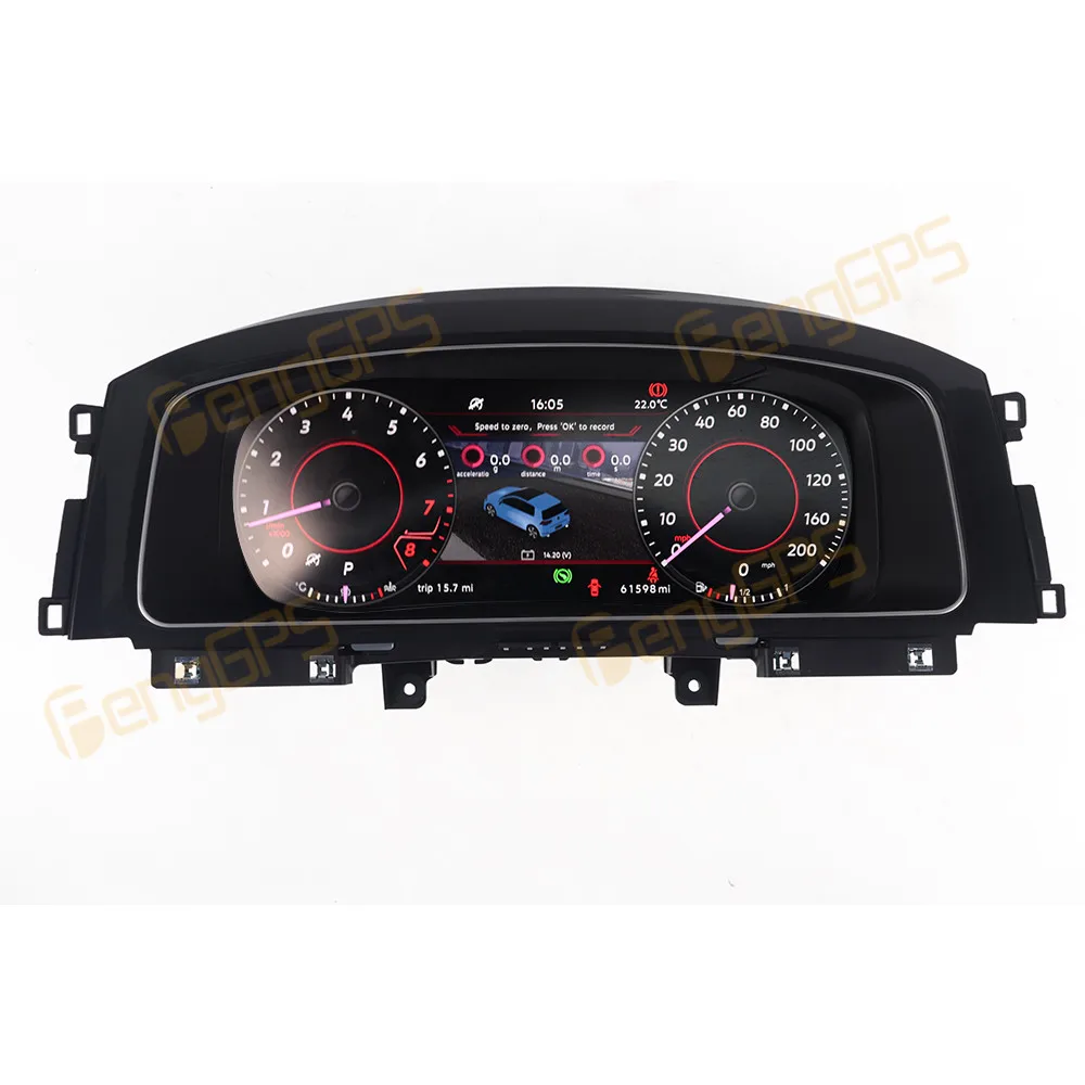 Ekran LCD deska rozdzielcza dla Volkswagen Golf 7 Android Radio 2013 - 2020 samochodowy odtwarzacz multimedialny Autoradio PX6 nawigacja GPS