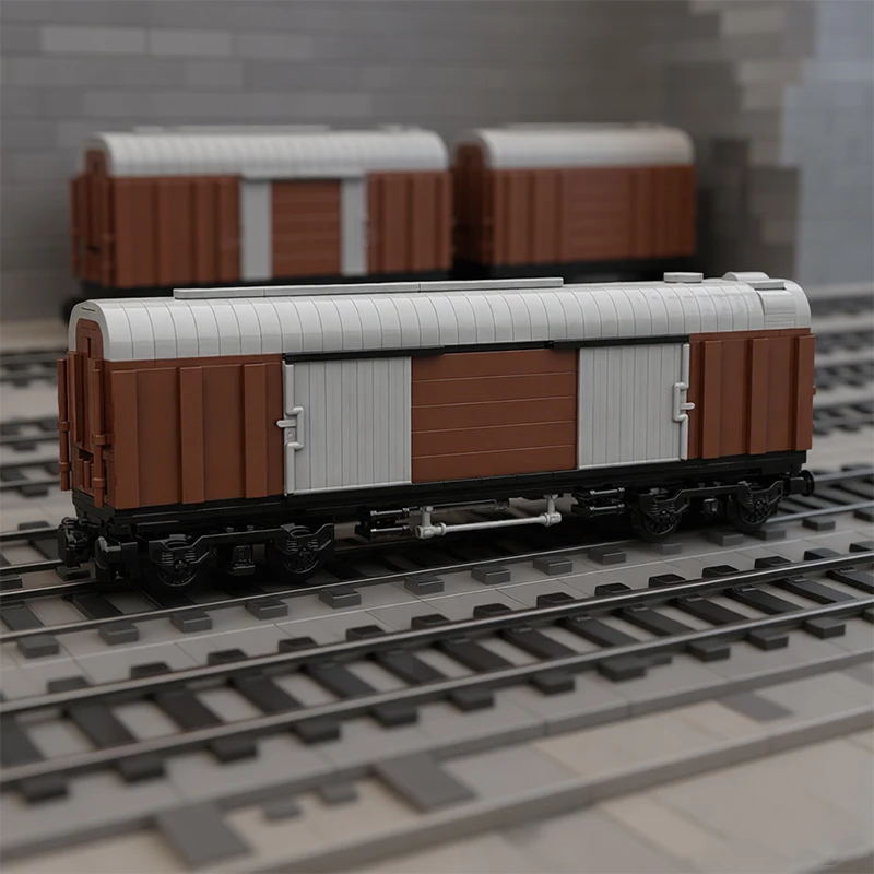 414 PCS transport Cargo Wagon MOC Customize Modular Building Block Simple Kids Educational Technology DIY Toy Christmas Gift