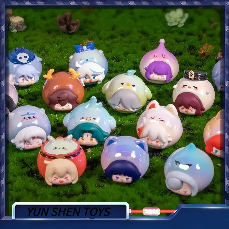 

2025 Genshin Impact Blind Box Furina Mini Anime Figure Game Surprise Box Q Version Kamisato Figures Pvc Dolls Desk Decora Toys