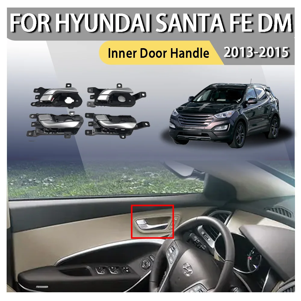 

Inner Door Handle For Hyundai Santa Fe DM 13-15 left side right side / main driving inside button OEM 826102W000 826202W000